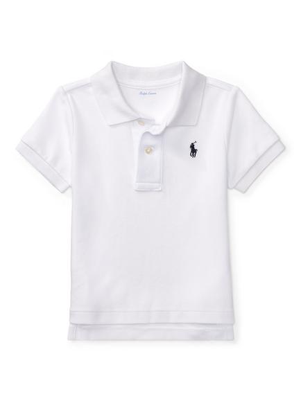 Polo Ralph Lauren Baby Cotton Polo Shirt, White