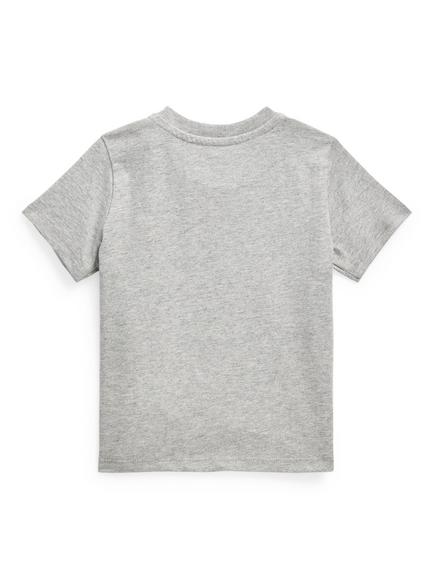 Ralph Lauren Baby Cotton Short Sleeve T-Shirt, Andover Heather - view 2, Andover Heather