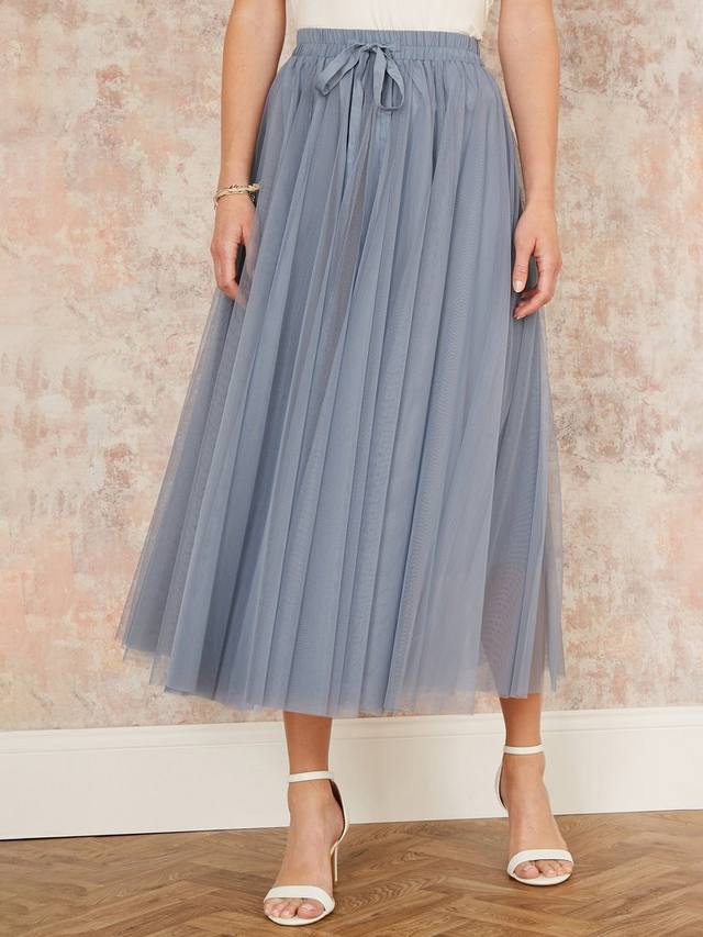 Yumi Mesh Tulle Skirt, Blue Yumi Mesh Tulle Skirt, Blue