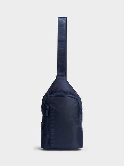 Sweaty Betty Motion Sling Bag, Navy Blue