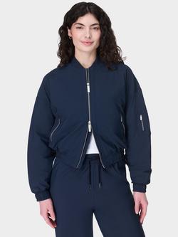 Sweaty Betty Explorer Bomber Jacket, Navy Blue