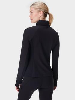 Sweaty Betty Pro Run Water Resistant Run Jacket - view 2, Black
