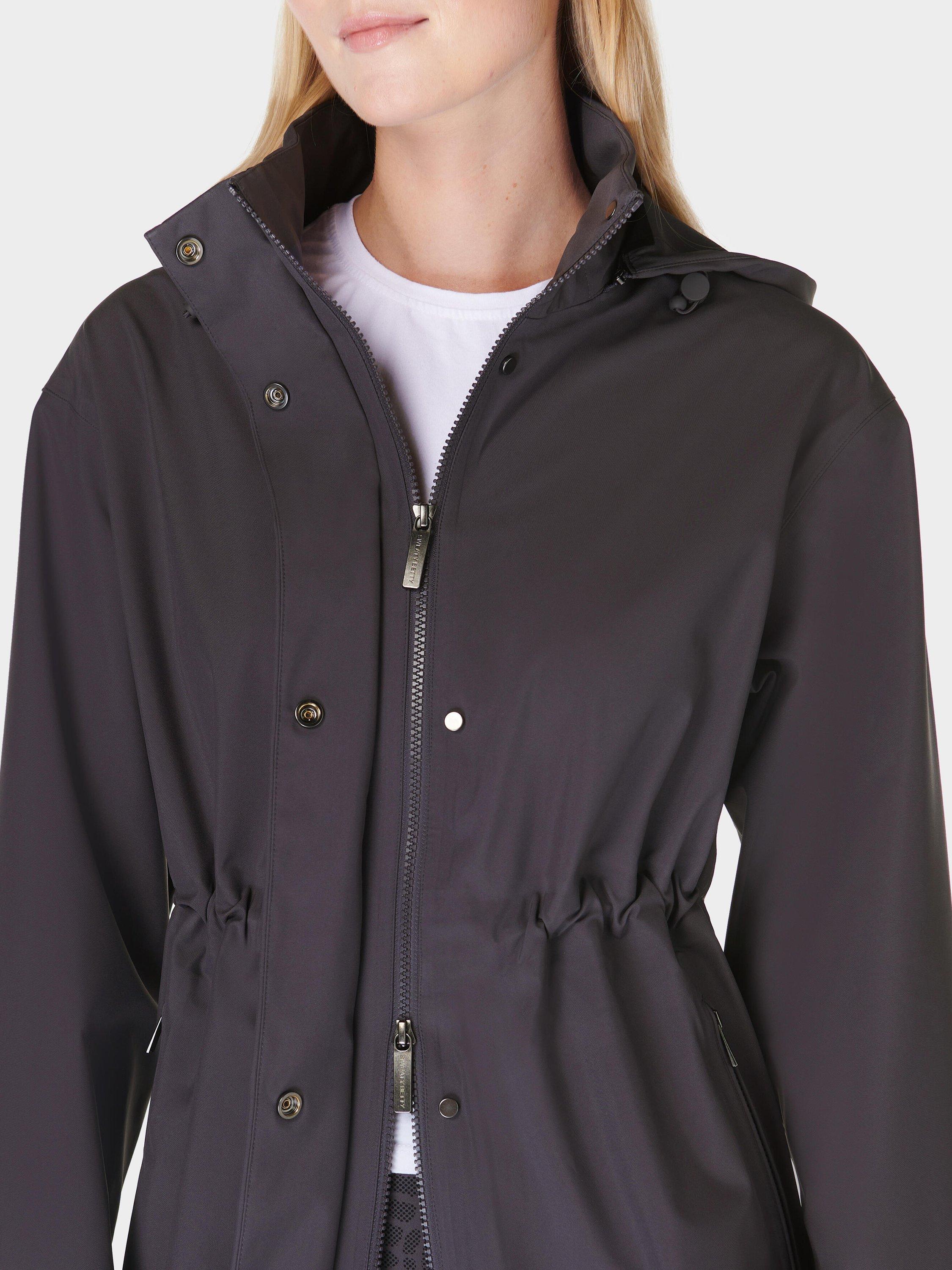 Product image 9 of 9, which shows Sweaty Betty Guide Waterproof Parka Coat, Urban Grey, XS