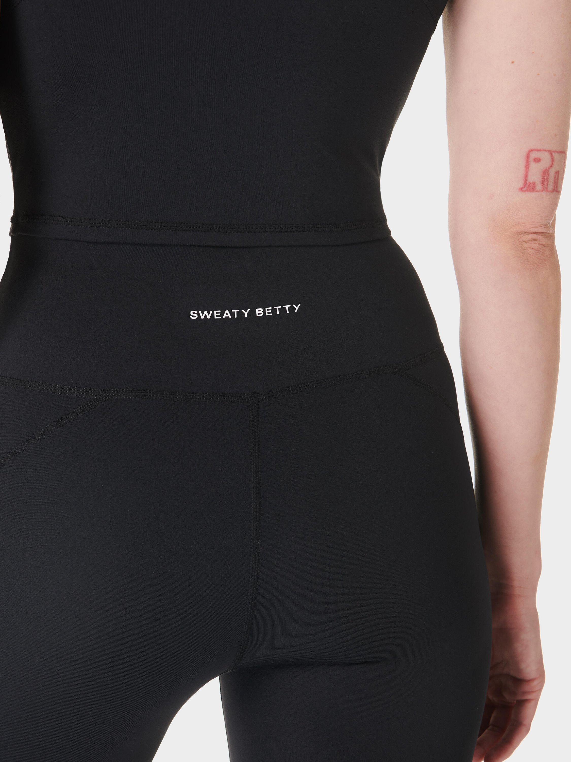 Product image 6 of 6, which shows Sweaty Betty All Day 7/8 Leggings, Black, XXS