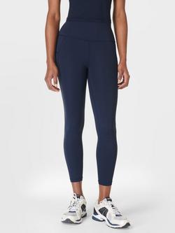 Sweaty Betty All Day 7/8 Leggings, Navy Blue