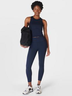 Sweaty Betty All Day 7/8 Leggings - view 2, Navy Blue