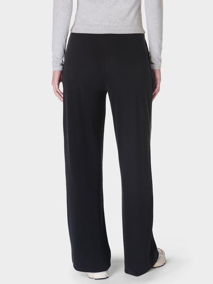 Sweaty Betty At Ease Wide Leg 32" Trousers, Black - view 2, Black