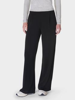 Sweaty Betty At Ease Wide Leg 30" Trousers, Black, Black