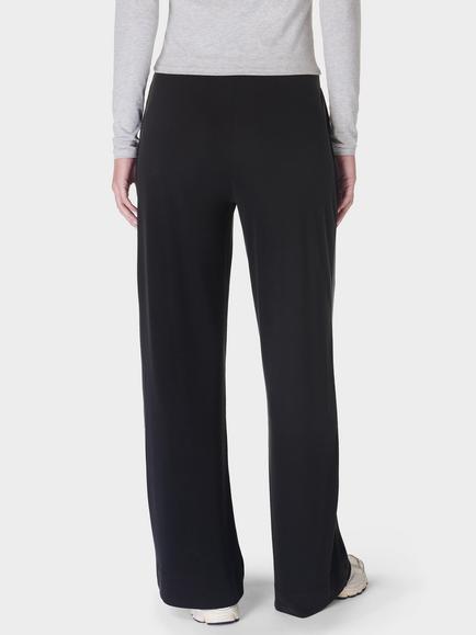 Sweaty Betty At Ease Wide Leg 30" Trousers, Black - view 2, Black