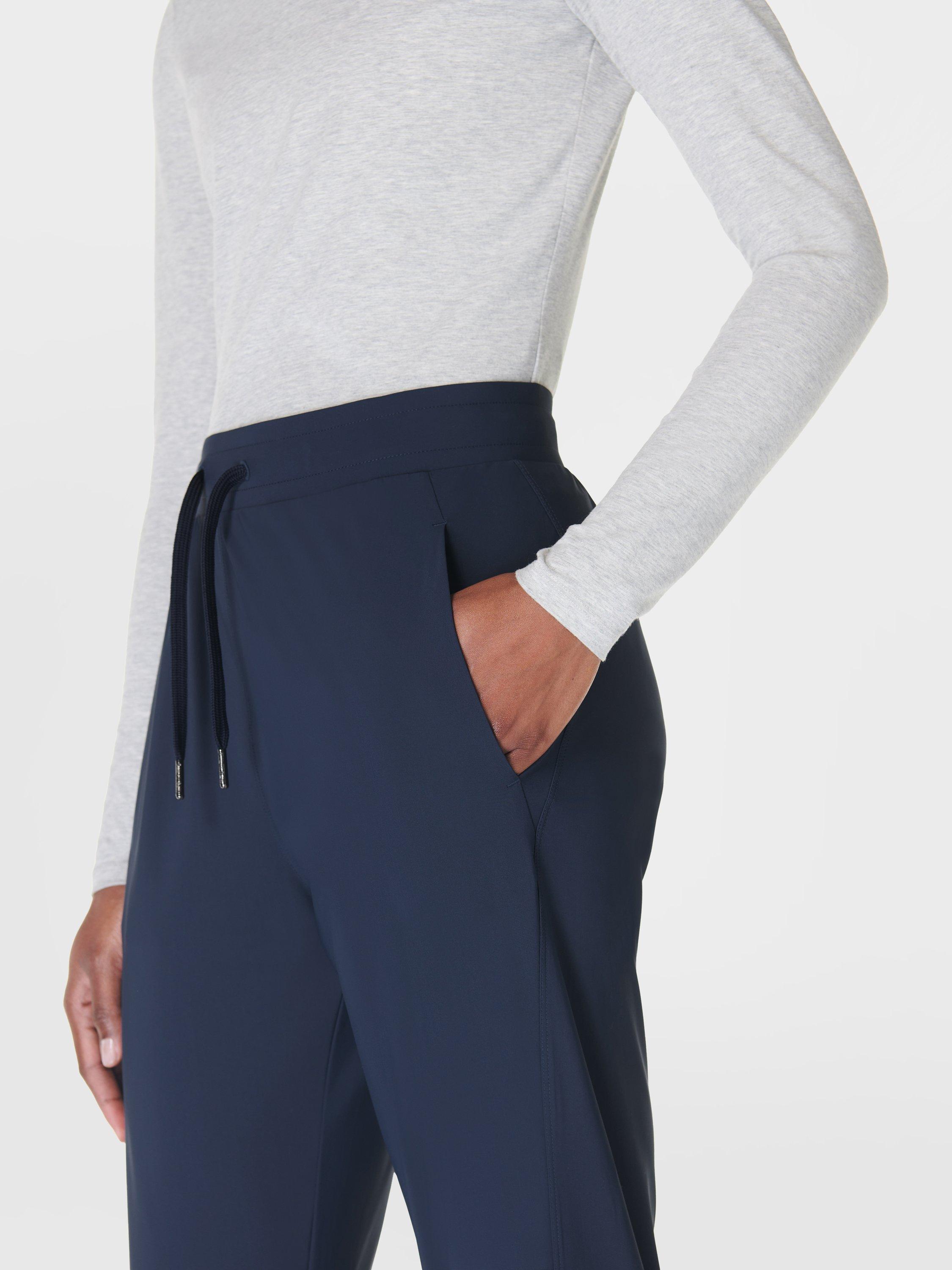 Product image 5 of 6, which shows Sweaty Betty Explorer 27" Trousers, Navy Blue, XXS