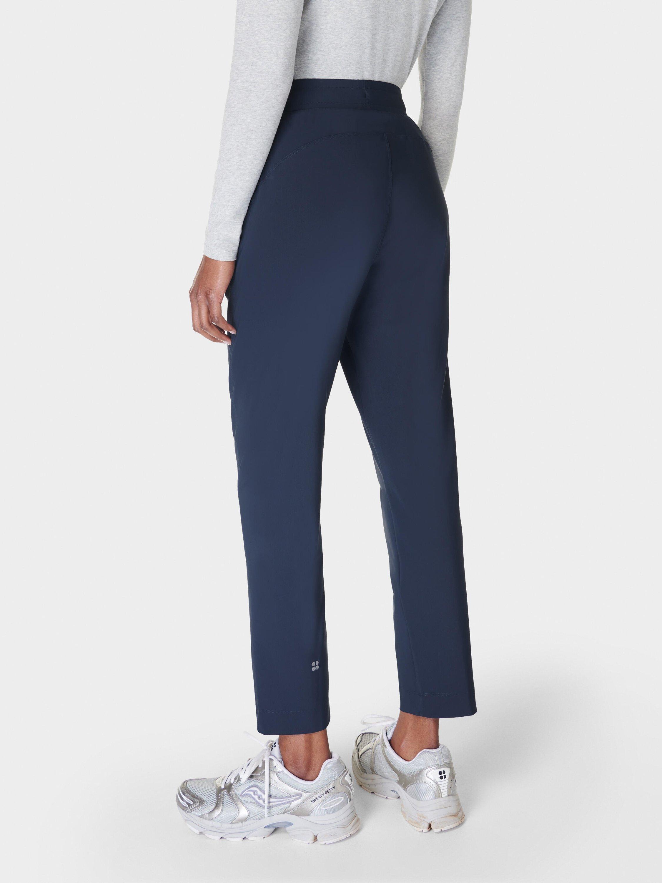 Product image 2 of 6, which shows Sweaty Betty Explorer 25" Trousers, Navy, XXS
