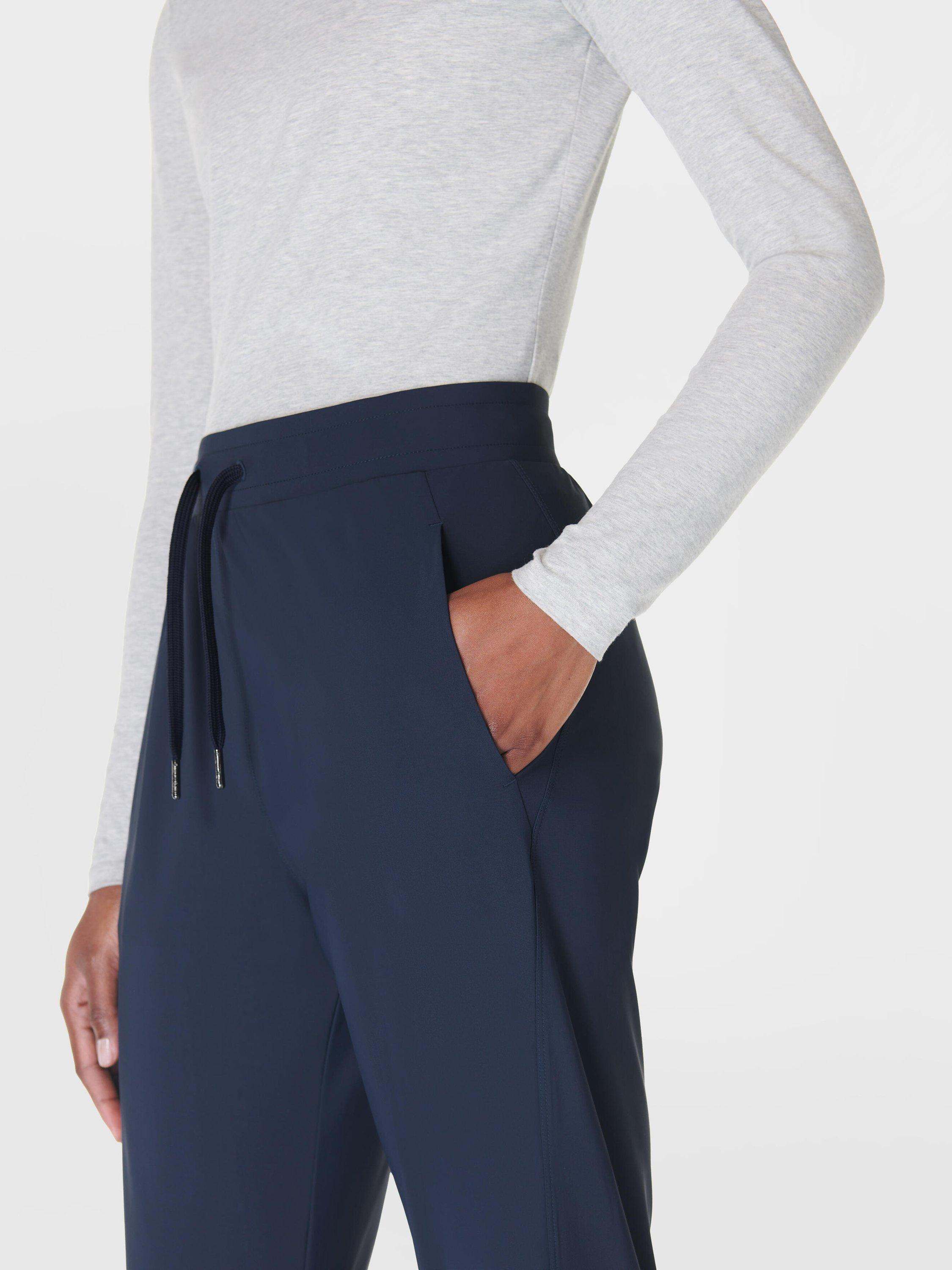 Product image 6 of 6, which shows Sweaty Betty Explorer 25" Trousers, Navy, XXS