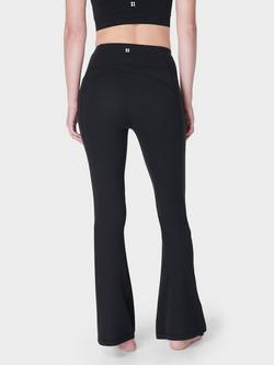 Sweaty Betty Super Soft Flare Yoga Trousers, Black - view 2, Black