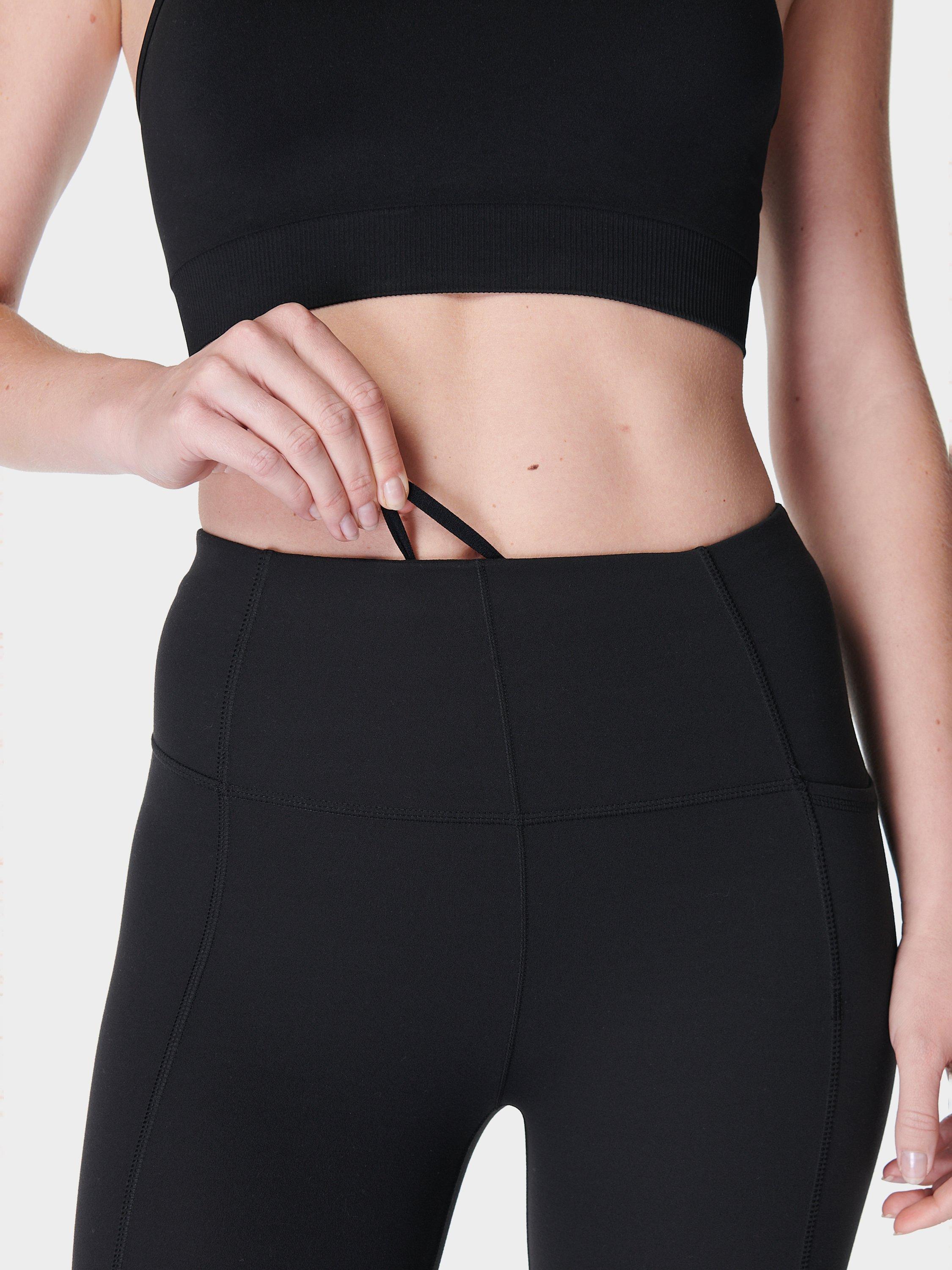 Product image 6 of 7, which shows Sweaty Betty Super Soft Flare Yoga Trousers, Black, XXS