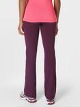 Sweaty Betty Power 32" Gym Bootcut Trousers, Midnight Cherry