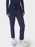 Sweaty Betty Explorer Side Stripe 25" Trousers, Navy Blue