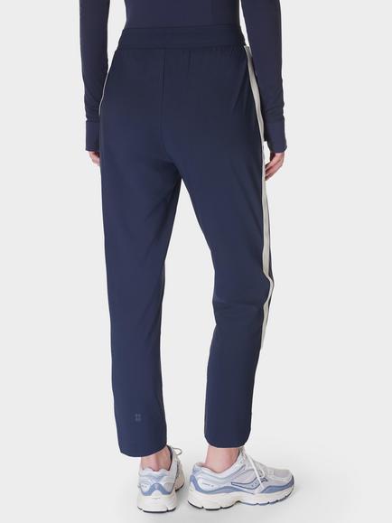 Sweaty Betty Explorer Side Stripe Trousers - view 2, Navy/White