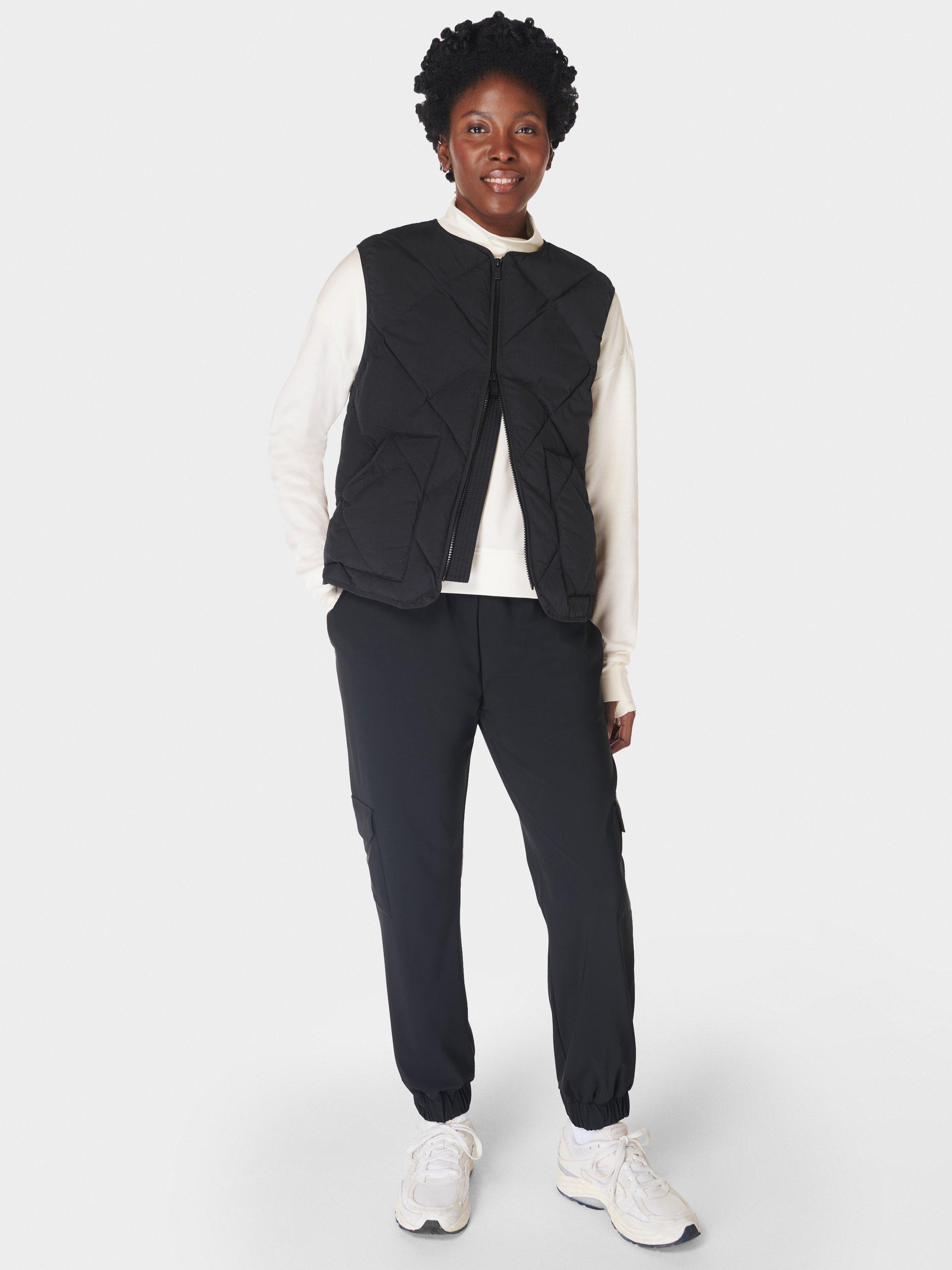 Product image 3 of 7, which shows Sweaty Betty Explorer Cargo Trousers, Black, XXS