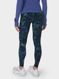 Sweaty Betty Power Gym Leggings, Green Forest Print