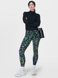 Sweaty Betty Power Workout Leggings, Green Lilypad Print