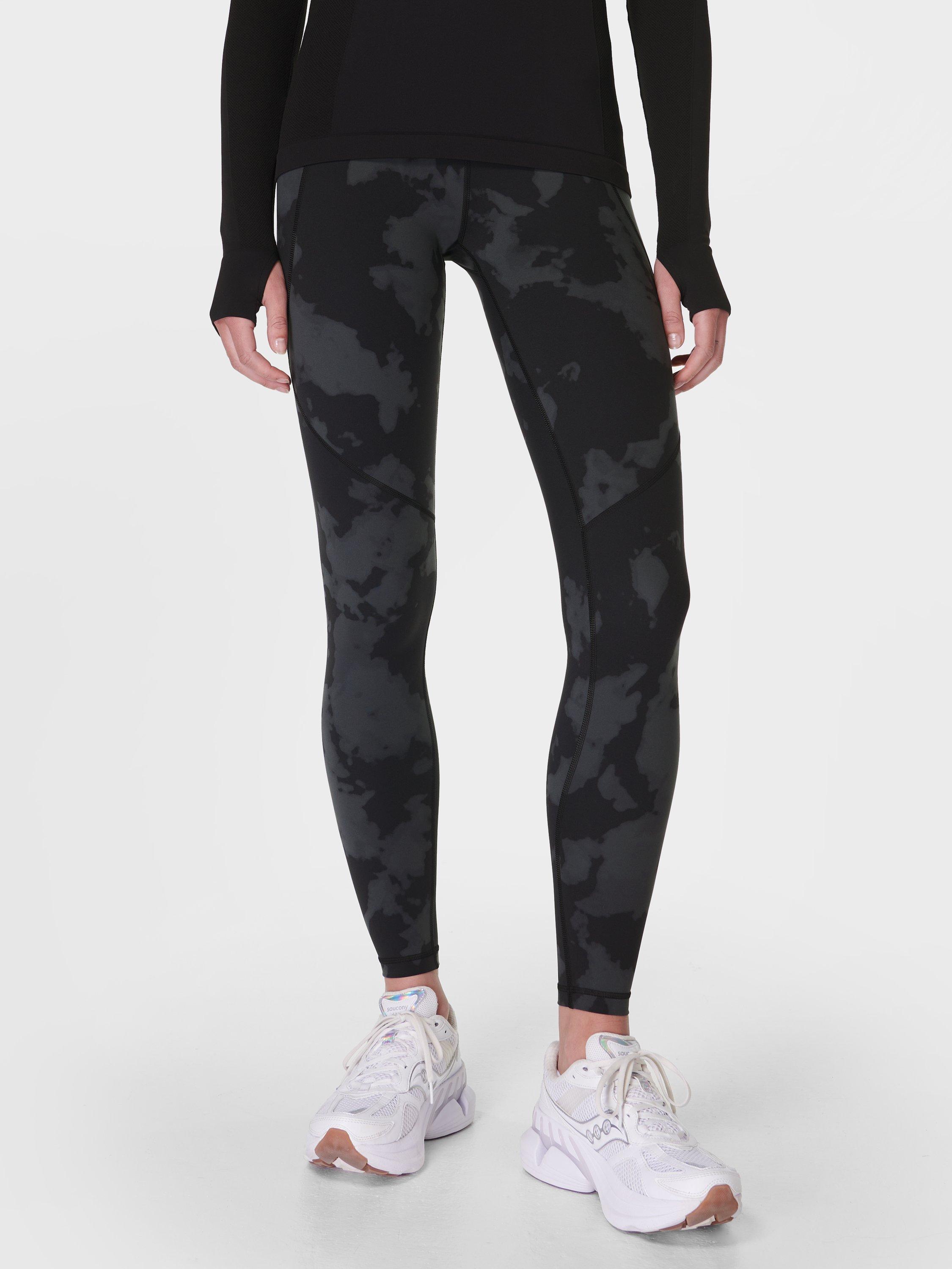 Product image 1 of 8, which shows Sweaty Betty Power Workout Leggings, Black Fade Print, XXS