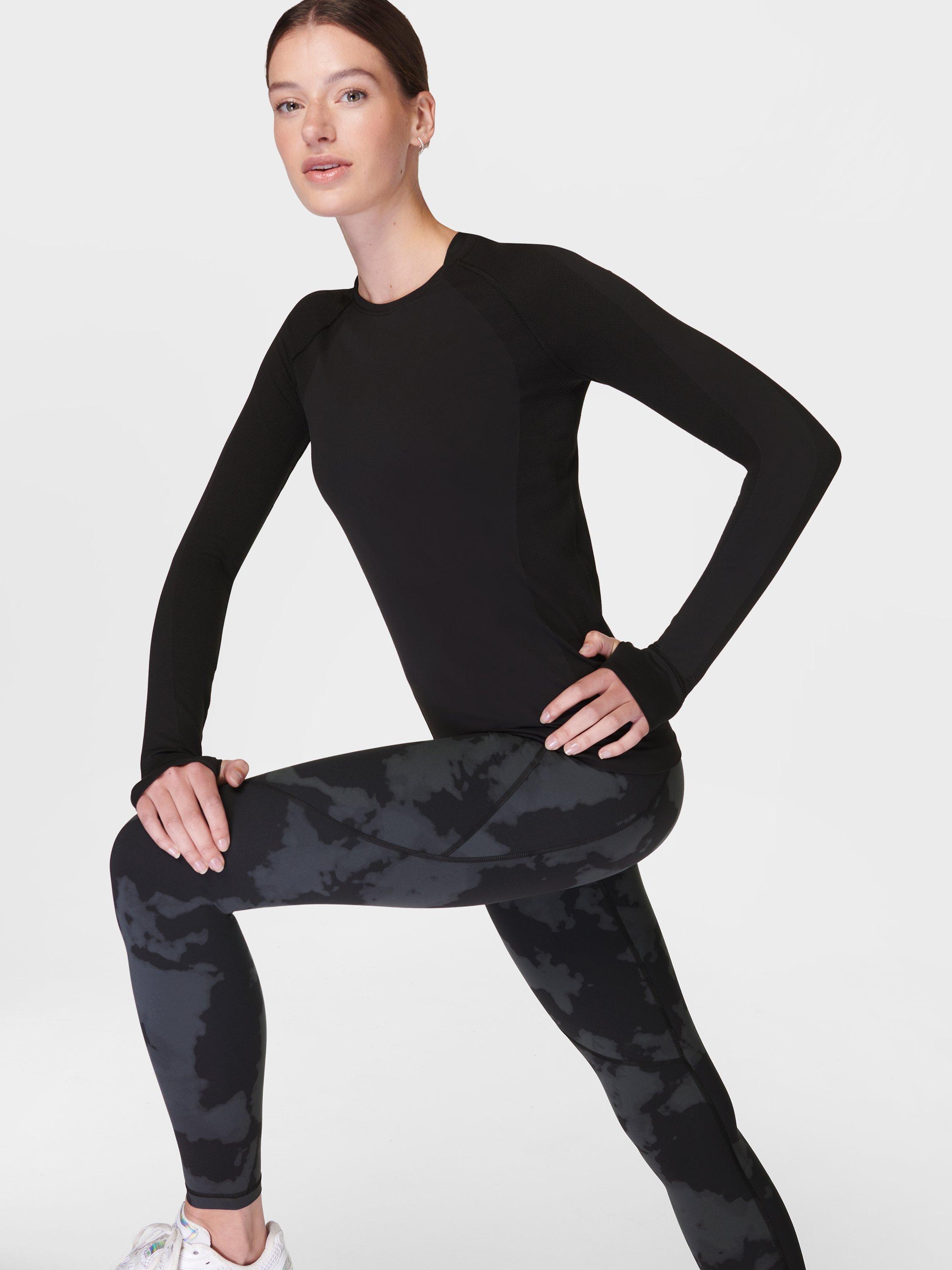 Product image 2 of 8, which shows Sweaty Betty Power Workout Leggings, Black Fade Print, XXS