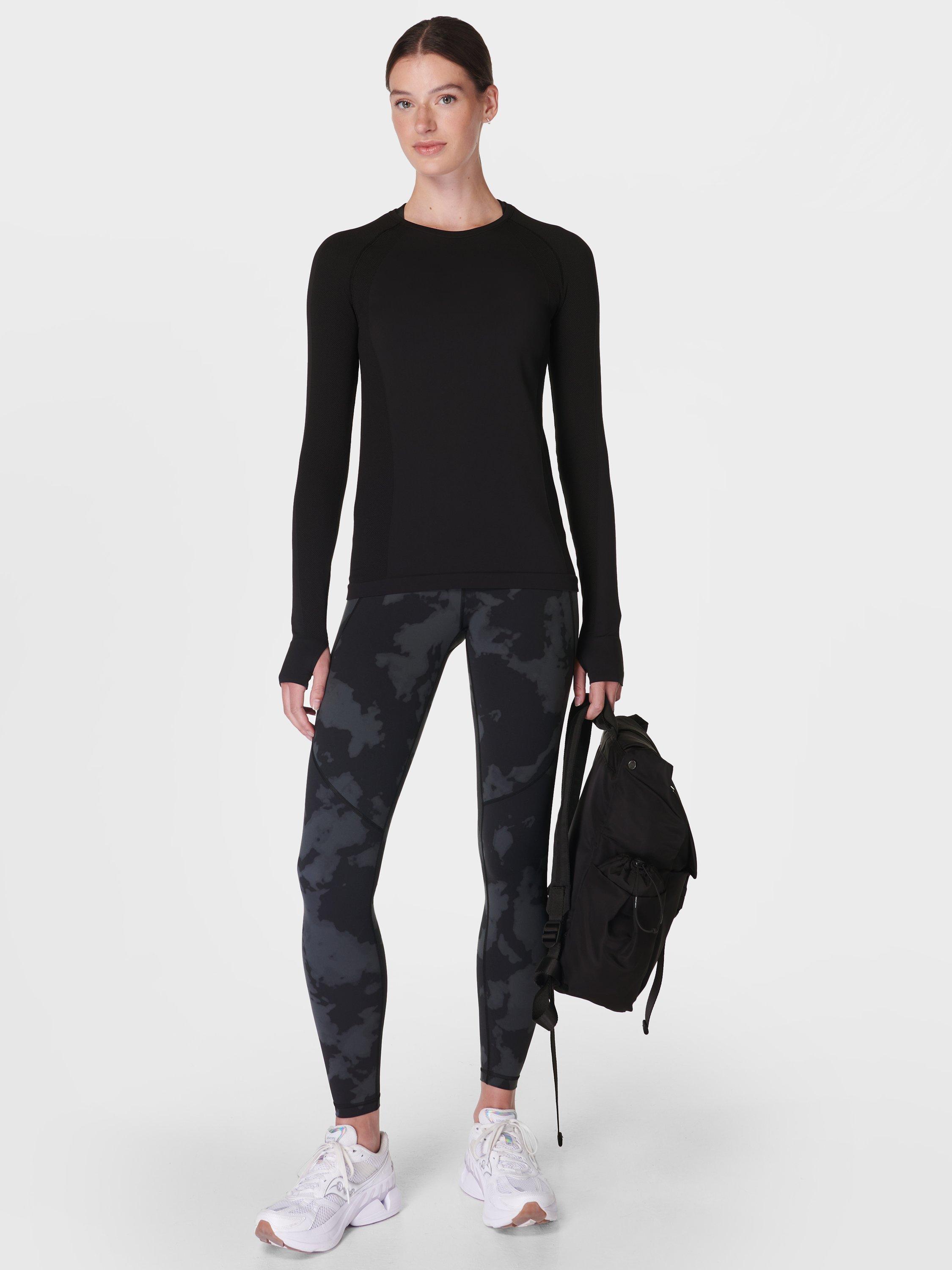 Product image 3 of 8, which shows Sweaty Betty Power Workout Leggings, Black Fade Print, XXS