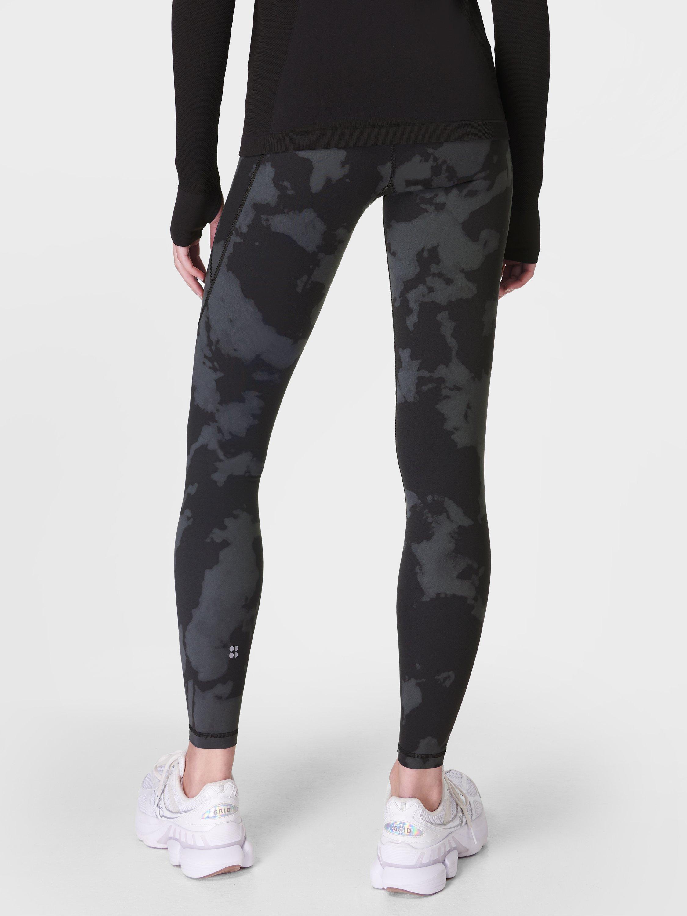 Product image 4 of 8, which shows Sweaty Betty Power Workout Leggings, Black Fade Print, XXS