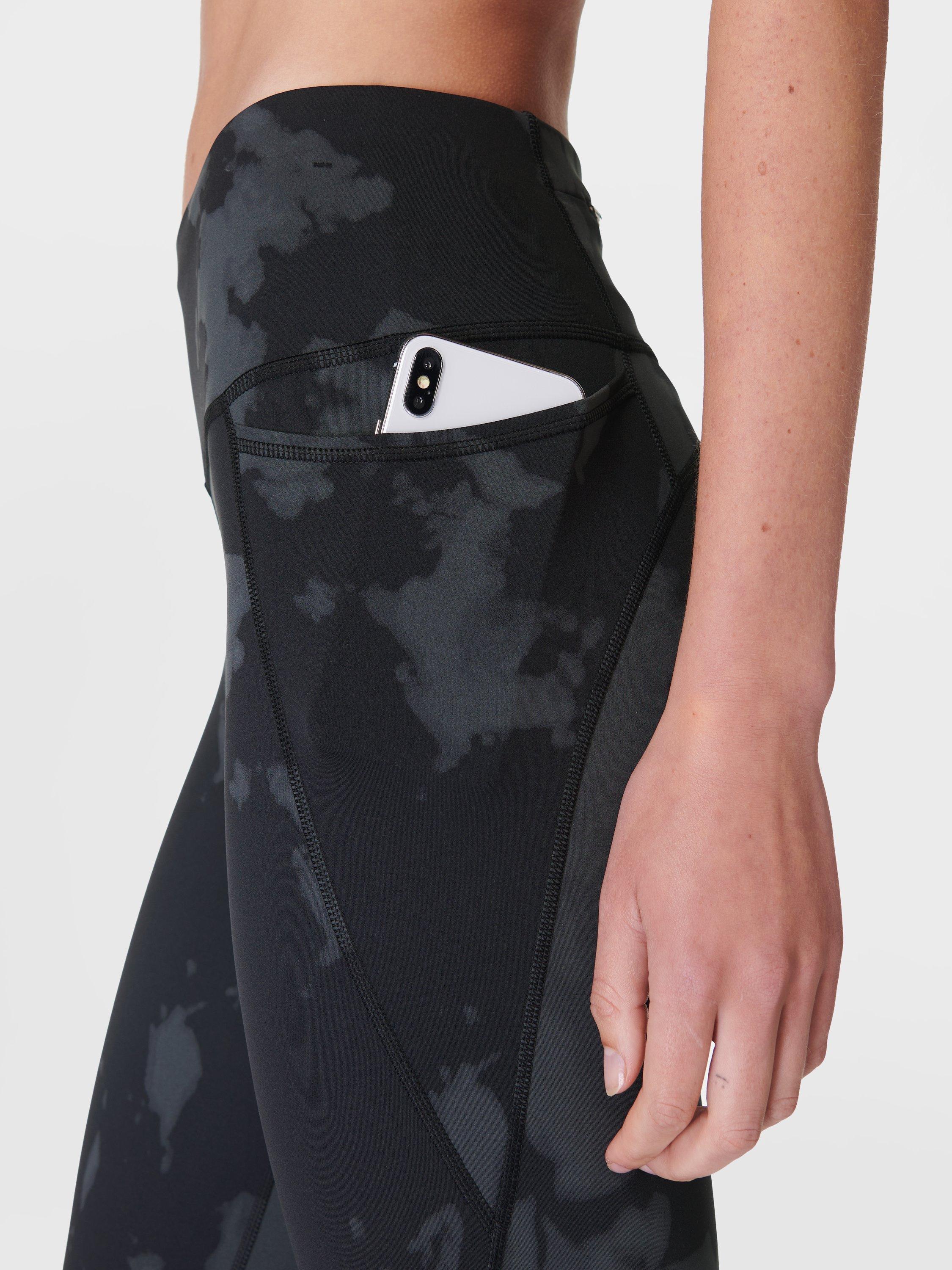 Product image 6 of 8, which shows Sweaty Betty Power Workout Leggings, Black Fade Print, XXS