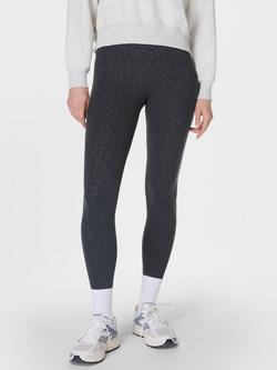 Sweaty Betty Power Emboss Workout Leggings, Grey, Grey