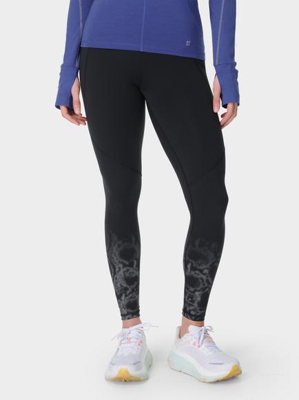 Sweaty Betty Power Reflective Workout Leggings, Black Snake Reflect, Black Snake Reflect