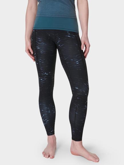 Sweaty Betty Super Soft Yoga Leggings, Blue Tundra Tiger