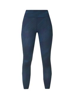 Sweaty Betty Zero Gravity 7/8 Running Leggings - view 2, Black Contour Print
