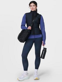 Sweaty Betty Zero Gravity Running Leggings - view 2, Black Contour Print