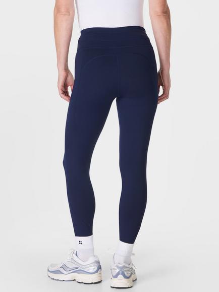 Sweaty Betty Therma Boost Heat Tech Walking Leggings, Navy - view 2, Navy