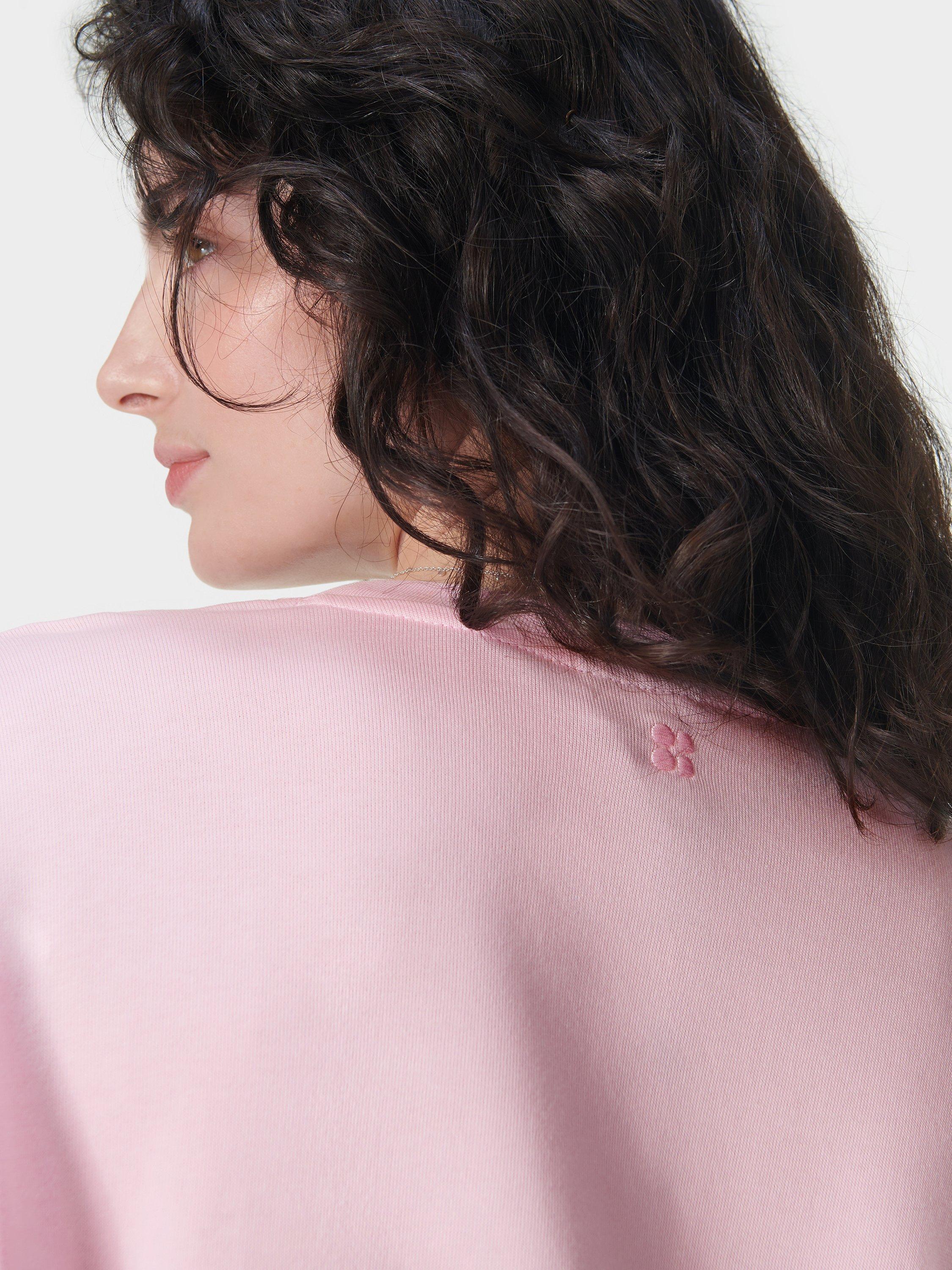 Product image 5 of 7, which shows Sweaty Betty After Class Longline Sweatshirt, Nerine Pink, XS