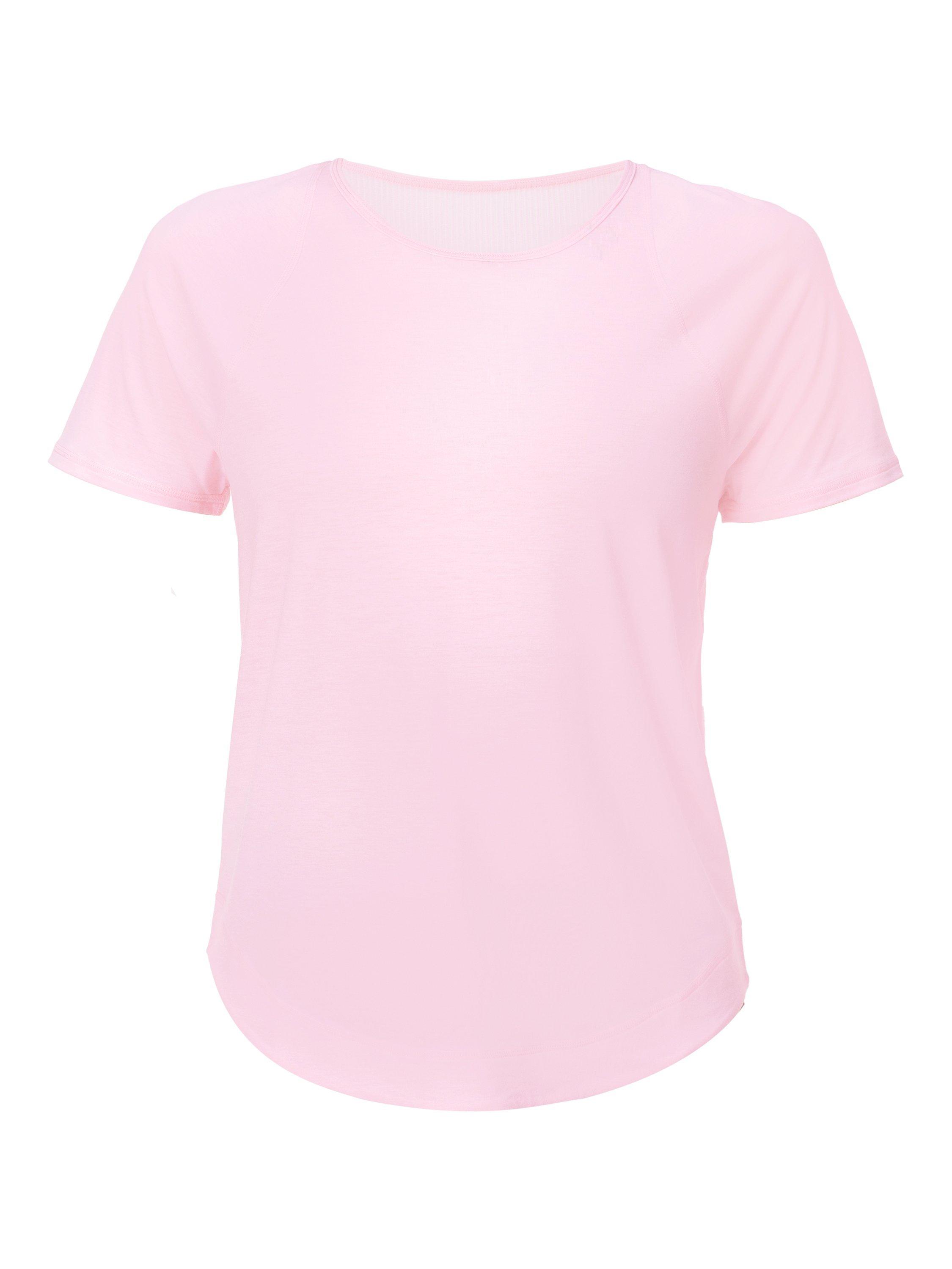 Product image 7 of 7, which shows Sweaty Betty Breathe Easy T-Shirt, Nerine Pink, L