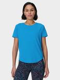 Sweaty Betty Breathe Easy T-Shirt, Tidal Blue