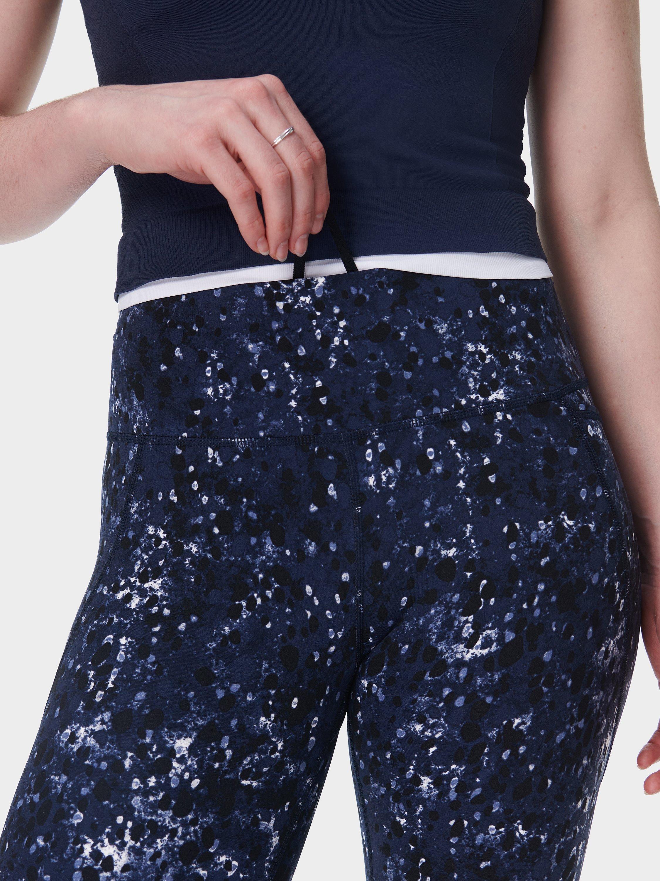 Product image 5 of 9, which shows Sweaty Betty Power 9" Biker Shorts, Blue/Multi, XXS