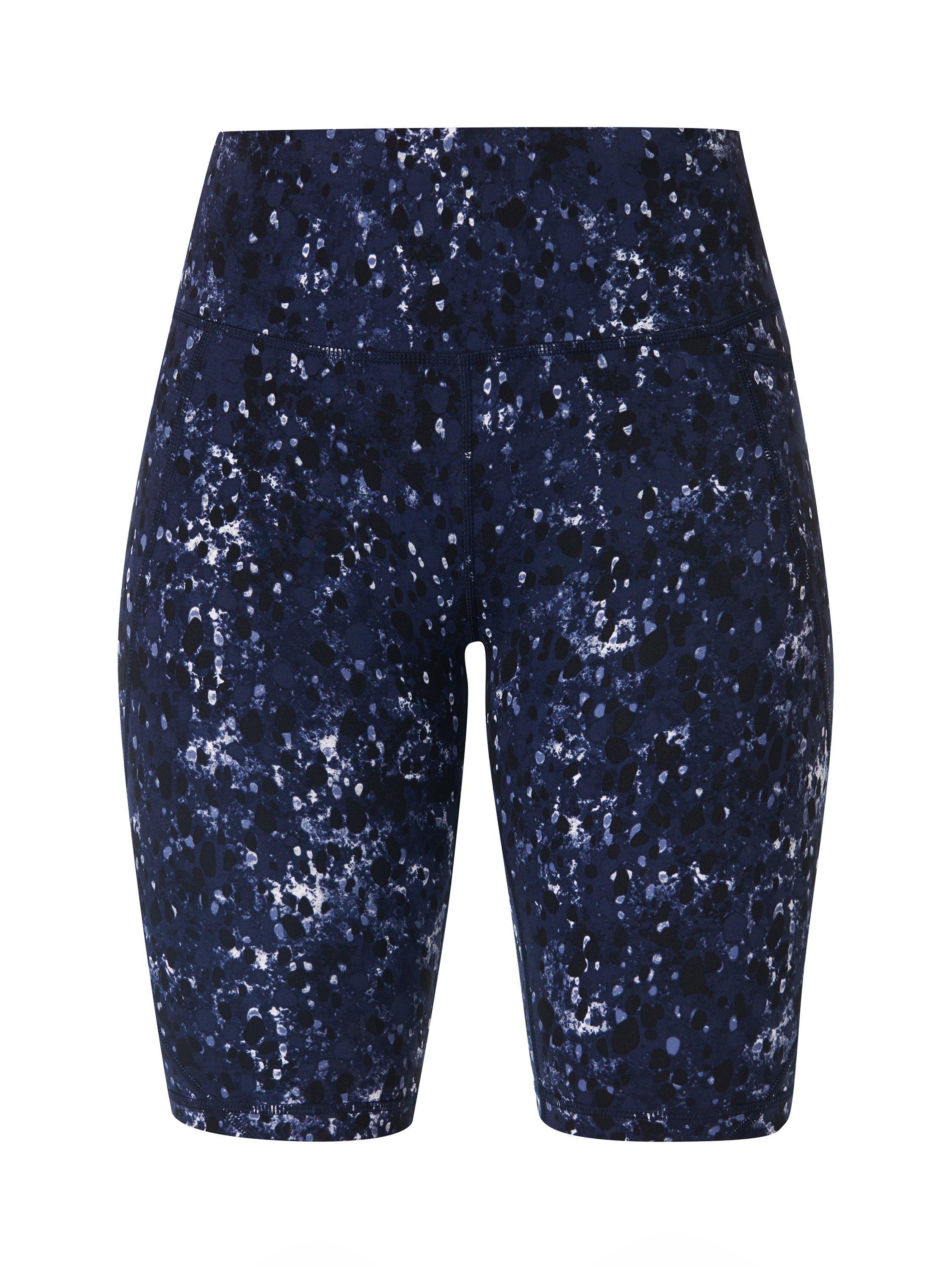 Product image 8 of 9, which shows Sweaty Betty Power 9" Biker Shorts, Blue/Multi, XXS