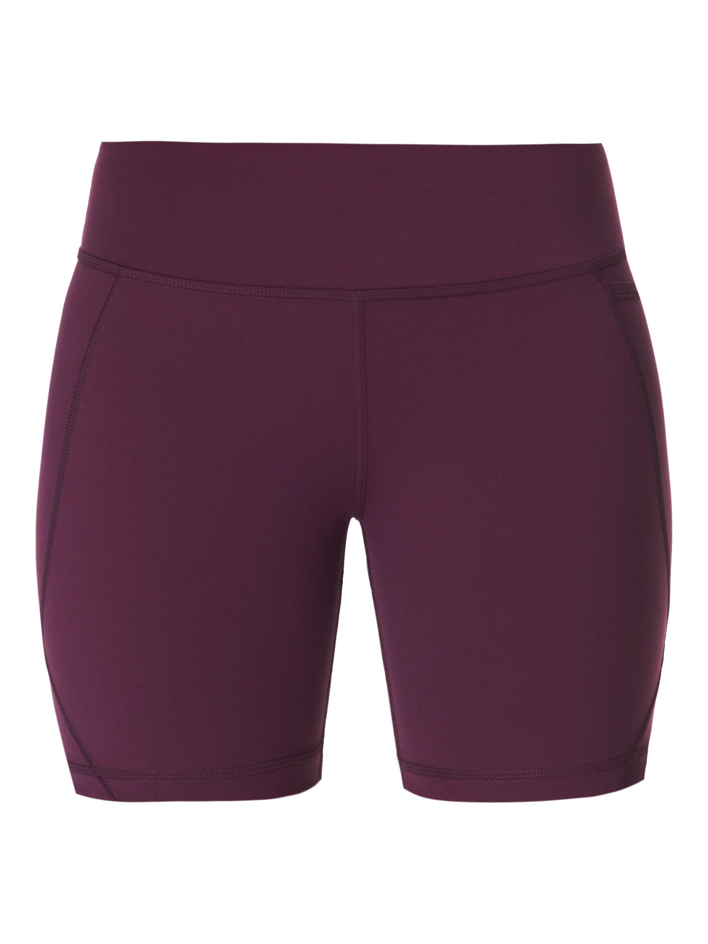 Product image 2 of 7, which shows Sweaty Betty Power 6" Biker Shorts, Midnight Cherry, XXS