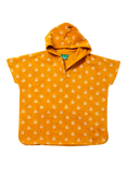 Little Green Radicals Baby Bee Cotton Towelling Hooded Beach Poncho, Gold