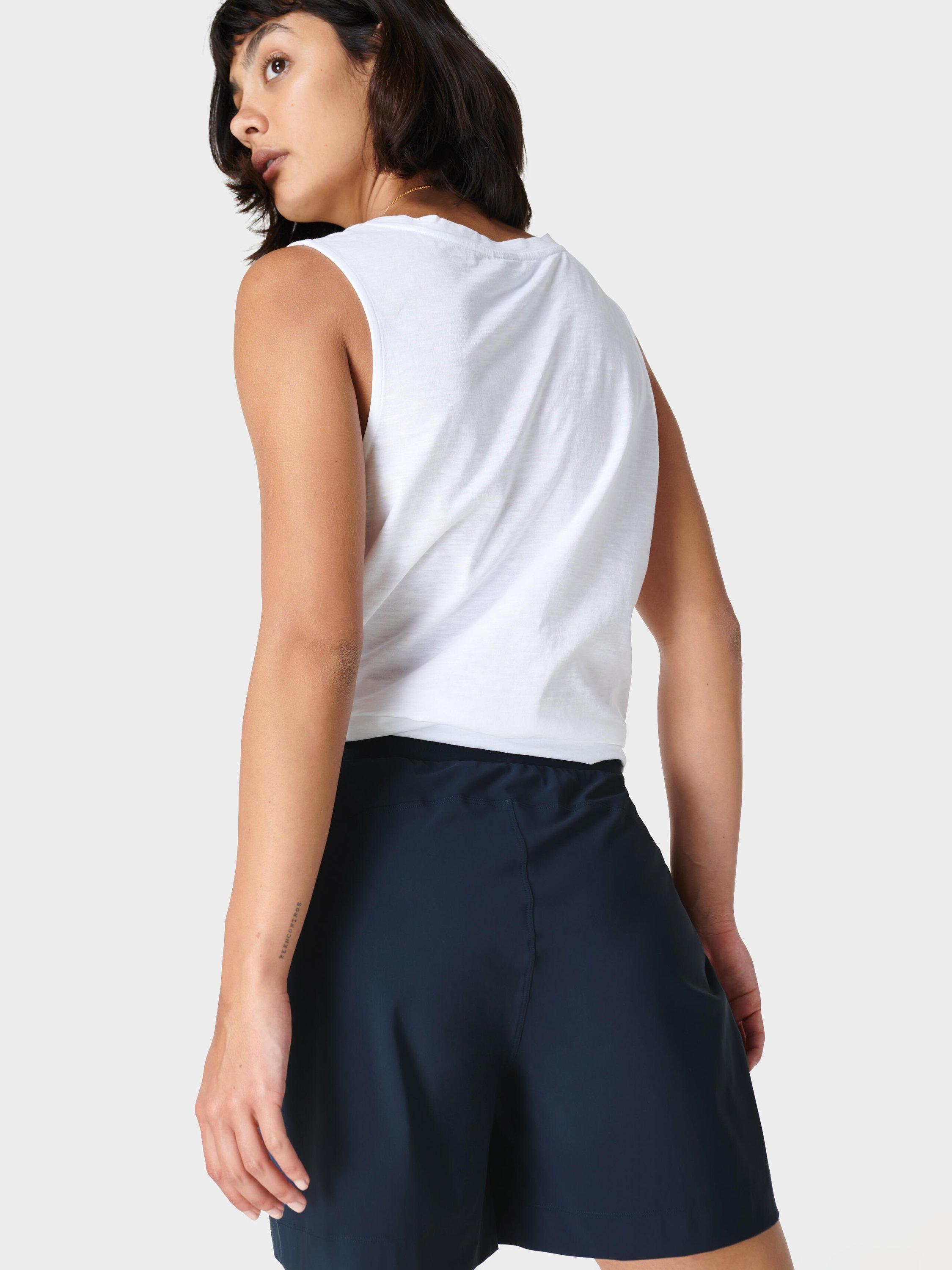Product image 6 of 7, which shows Sweaty Betty Explorer 5.5" Shorts, Navy Blue, XXS
