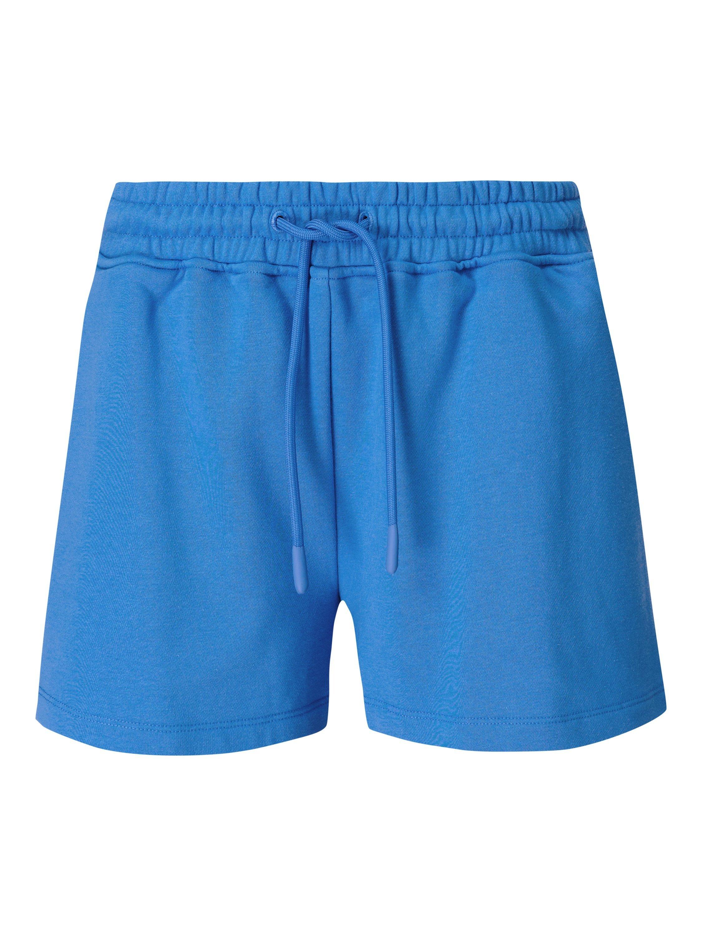 Product image 7 of 7, which shows Sweaty Betty Revive Boxy Organic Cotton Rich Shorts, Tidal Blue, M