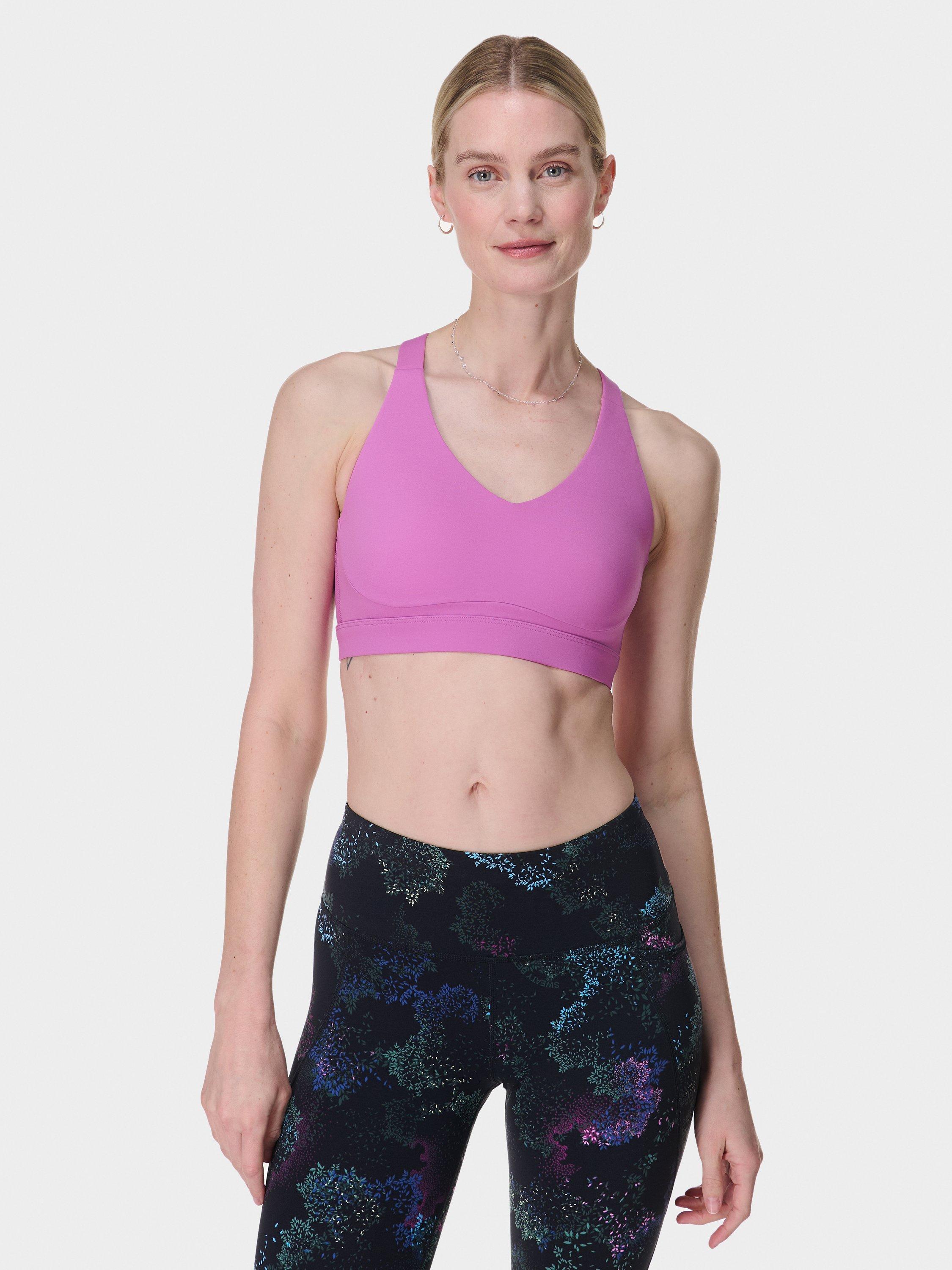 Product image 1 of 6, which shows Sweaty Betty Power Pulse Sports Bra, Pink, XXS