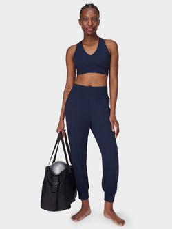 Sweaty Betty Gaia Yoga Sports Bra - view 2, Navy