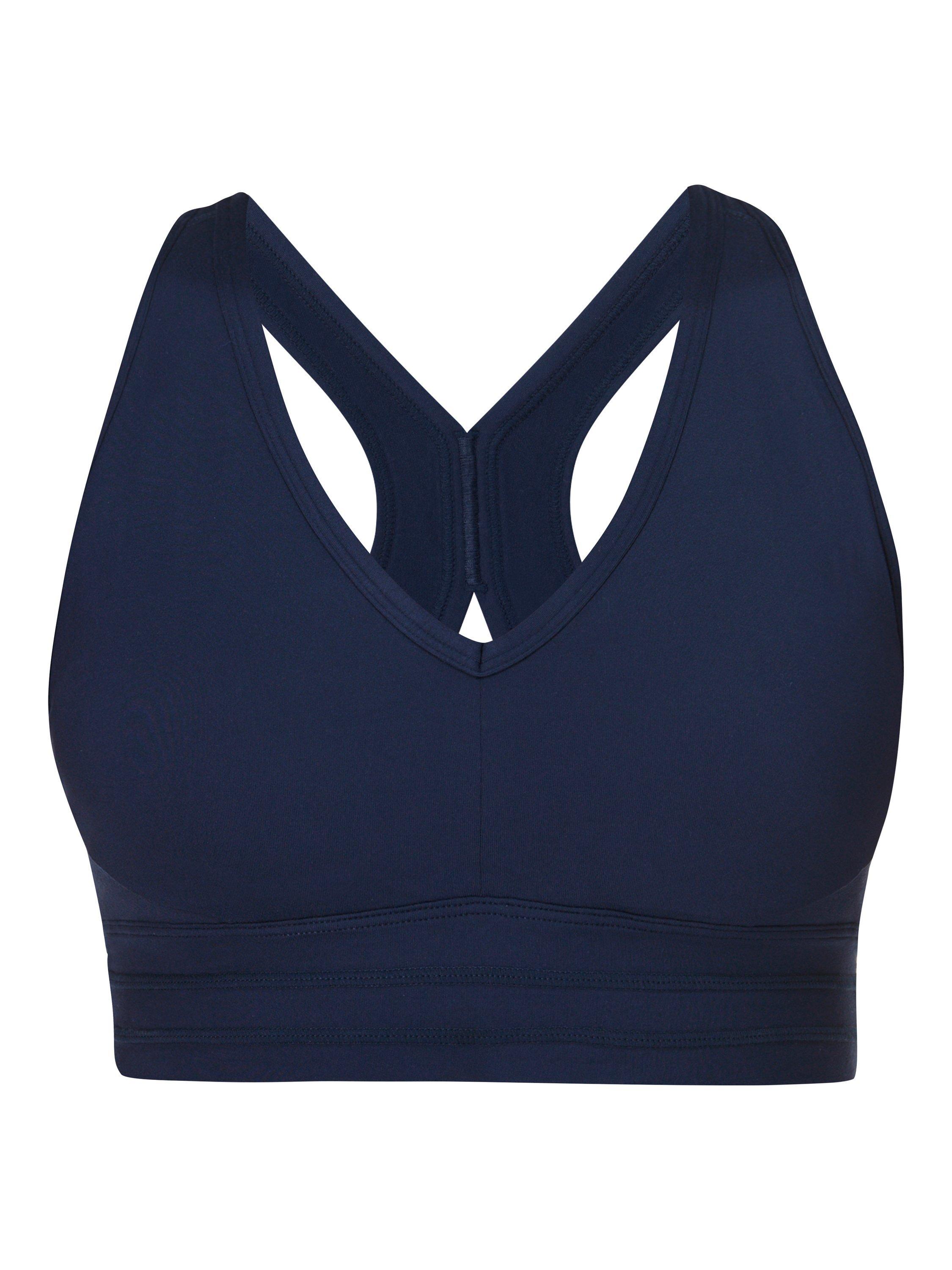 Product image 7 of 7, which shows Sweaty Betty Gaia Yoga Sports Bra, Navy, XXS