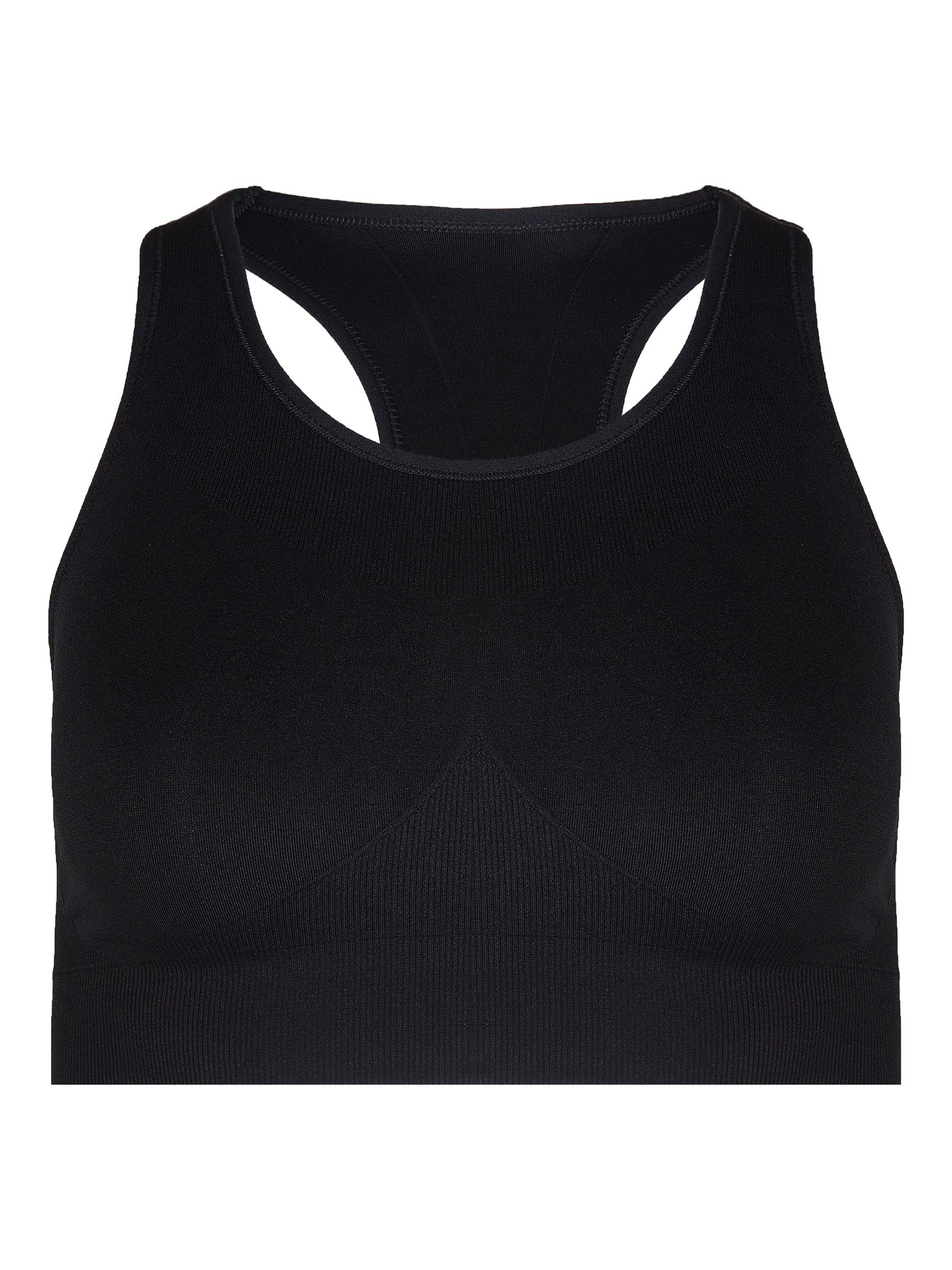 Product image 2 of 8, which shows Sweaty Betty Stamina Seamless Sports Bra, Black, XXS