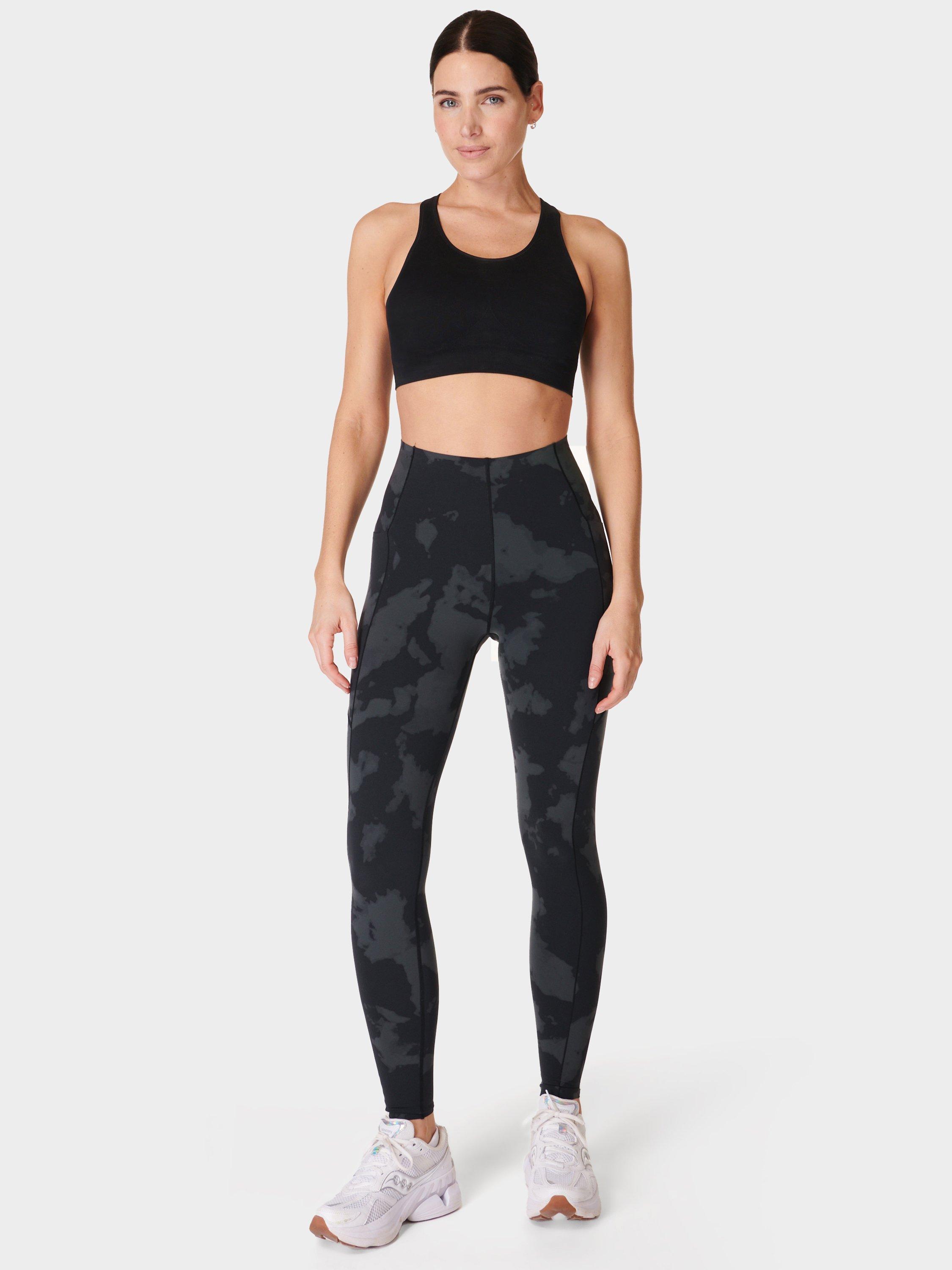 Product image 4 of 8, which shows Sweaty Betty Stamina Seamless Sports Bra, Black, XXS
