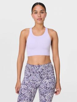 Sweaty Betty Stamina Seamless Sports Bra, Heather Purple